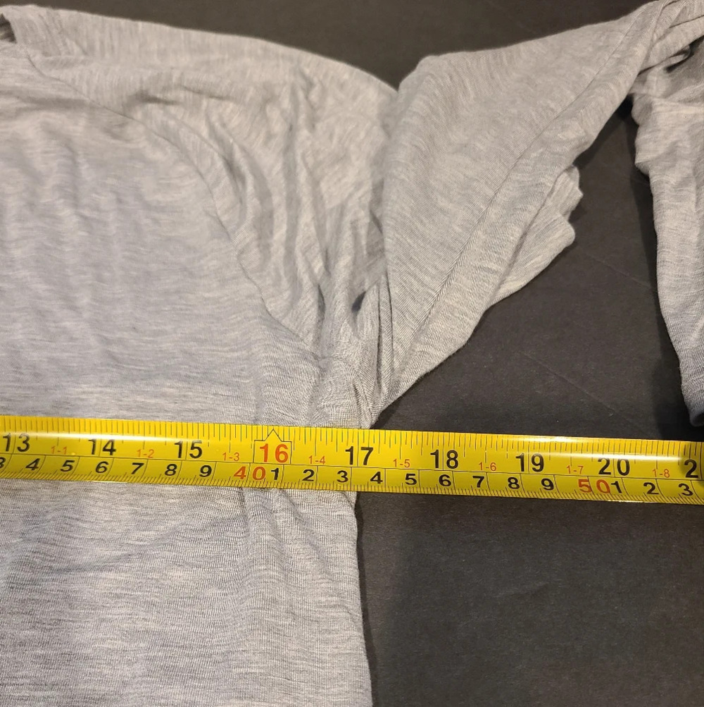 Under Armour long sleeve shirt modal open back gray yoga women's sz.M - Picture 6 of 7